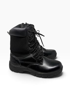 Texas Steer Mens Kadmus 3 Black Leather Tactical Combat Work Boots US 13 EU 46.5